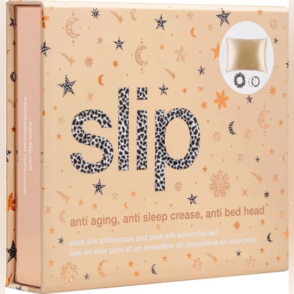 Slip Silk Pillowcase & Scrunchie Set Caramel